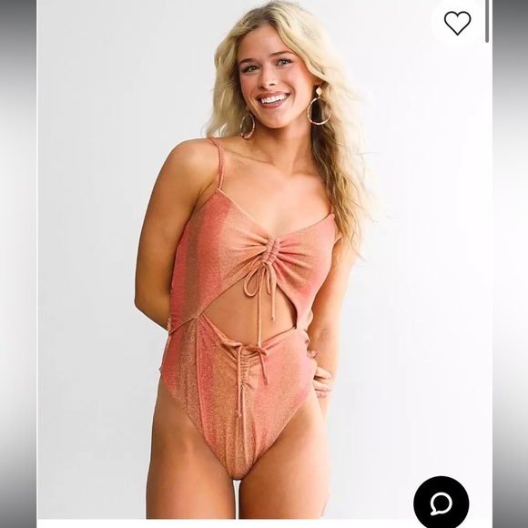 POWER 2 THE FLOWER Anita Swimsuit in Sunset Stripe Medium sold by BUCKLE 63 - Picture 1 of 13